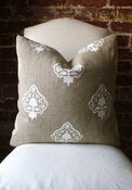 Image of White Medallion hand Print