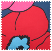Image of large poppy fabric