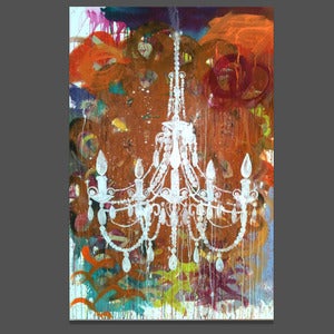 Image of chandelier 24 x 30 
