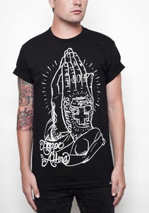 Image of "Praying Hands" Black Shirt