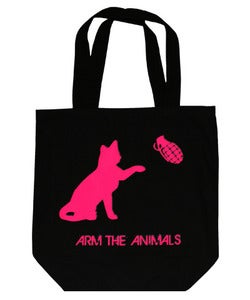 Image of Guys & Girls ▷ Cat-Astrophe ▷ Tote Bag ▷ Black