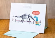Image of Awkward Dinosaur - "Belated Happy Birthday"