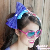 Image of Vinyl Purple Heart Bow