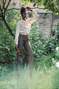 Image of Sika Flare Print Trousers
