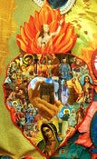 Image of Sacred Heart shape mirror & shrine
