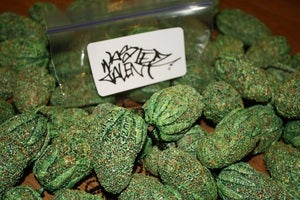 Image of Wasted Talent Marijuana Medallion (Sour Diesel Edition)