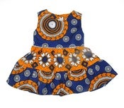 Image of Kenya Sunflower Spot Girls Ruffle Dress
