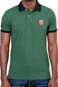 Image of Mens Agama5 Polo Forest Green