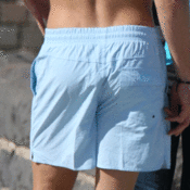 Image of Classic beach shorts - Ice Blue