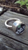 Image of chunky silver ring 330