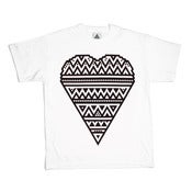 Image of HEART PRINT CLASSIC T-SHIRT