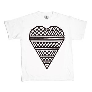 Image of HEART PRINT CLASSIC T-SHIRT