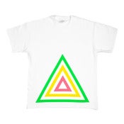 Image of TRIANGLE TRIPLE COLOUR T-SHIRT - LTD EDITION