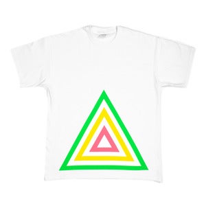 Image of TRIANGLE TRIPLE COLOUR T-SHIRT - LTD EDITION