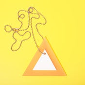 Image of TRI∆NGLE WITH MINI ∆ NECKLACE