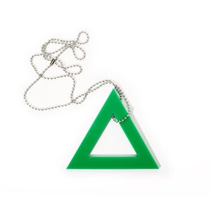Image of SINGLE TRI∆NGLE NECKLACE