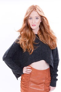 Image of KNIT CROP PULLOVER