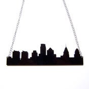 Image of philadelphia skyline necklace