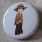 Image of Petit badge Modèle Indiana Jones - 37 mm