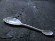 Image of DOUBLE ENDED BONE SPOON