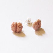 Image of brain earrings