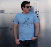 Image of Gun Diagram Screen Printed Men's Tshirt