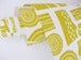 Image of Logpile wallpaper in moss yellow