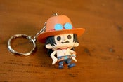 Image of One Piece "Portgas D. Ace" x Panson Works Keychain/Cellphone Strap