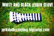 Image of WHITE AND BLACK JERKIN CANT DIE JERKIN GLOVE 