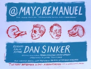 Image of @MayorEmanuel Book Launch poster