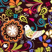 Norwegian Birds hand-made cushion