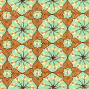 Botany Tendrils hand-made cushion