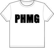 Image of PHMG Mens T-Shirt Wht/Blk