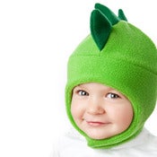 Image of Baby and Kids Aviator Fleece Hat Pattern with Chinstrap - Plain, Dinosaur, more