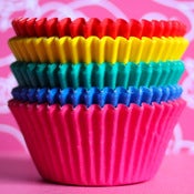 Image of Rainbow Cupcake Liner Set