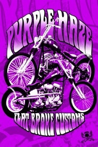 Image of Purple Haze Garage Sign