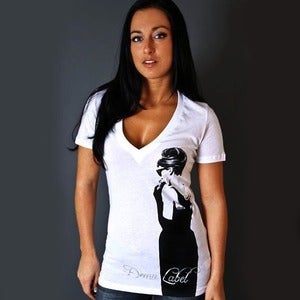 Image of The Hepburn Deep V-Neck