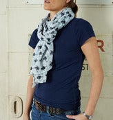 Image of iconic neon scarf