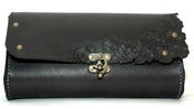 Image of Clutch - kernelæder - sort - CUSTOM ORDER