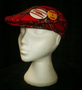 Image of Tartan Hat with Badges