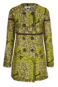 Image of Green Birds DB Coat