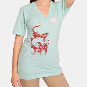 Image of MUSTH V-Neck Tee (Seafoam)