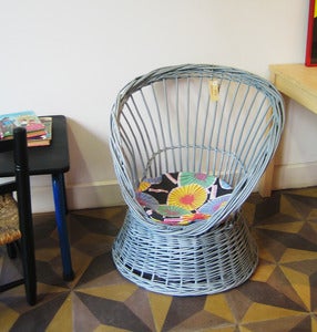 Image of FAUTEUIL ENFANT EN ROTIN REF.093