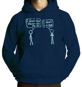 Image of "I don't like electronic music" Hoodie