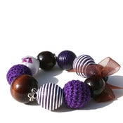 Image of Deep Purple Chunky Bracelet