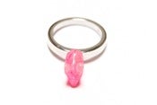 Image of DJANGO RAT RING - PINK (SILVER/GOLD)