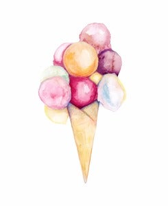 Image of I scream you scream (print) 16x20 framed FP1620034