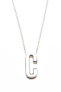 Image of DAL NECKLACE SILVER/SILVER (A-Z)