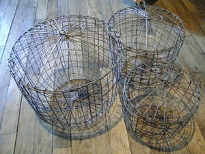 Image of Woven Zinc Baskets