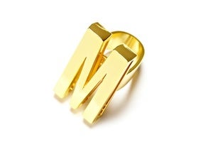 Image of 47 DEGREE RING - GOLD (A-Z)